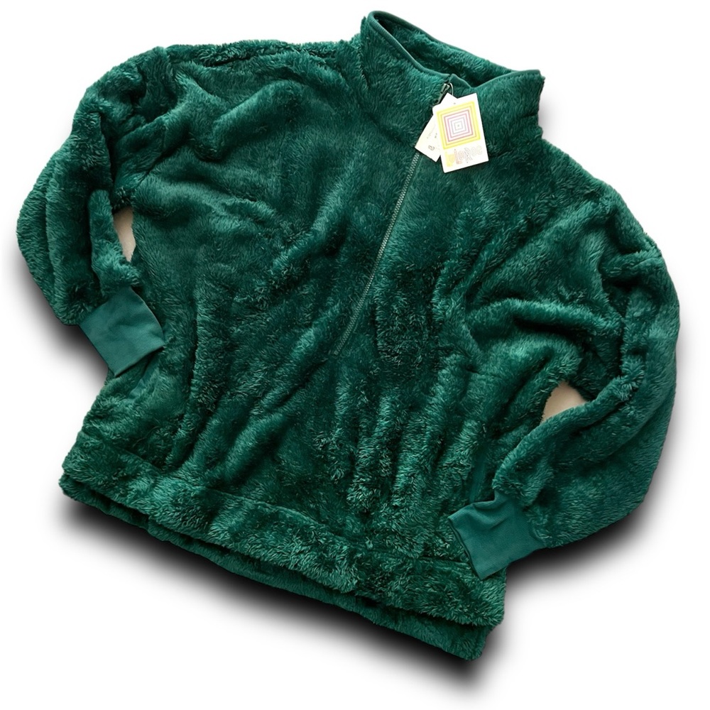 LuLaRoe Nancy Half Zip Pullover Jacket - Picture 3 of 6